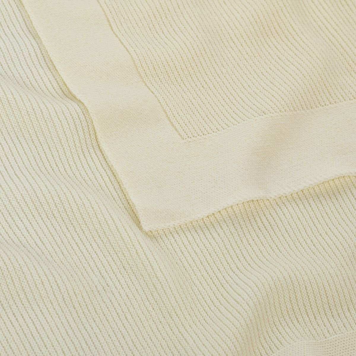 Wiegdeken (70x100cm) - Lavorato a maglia - Merinowol