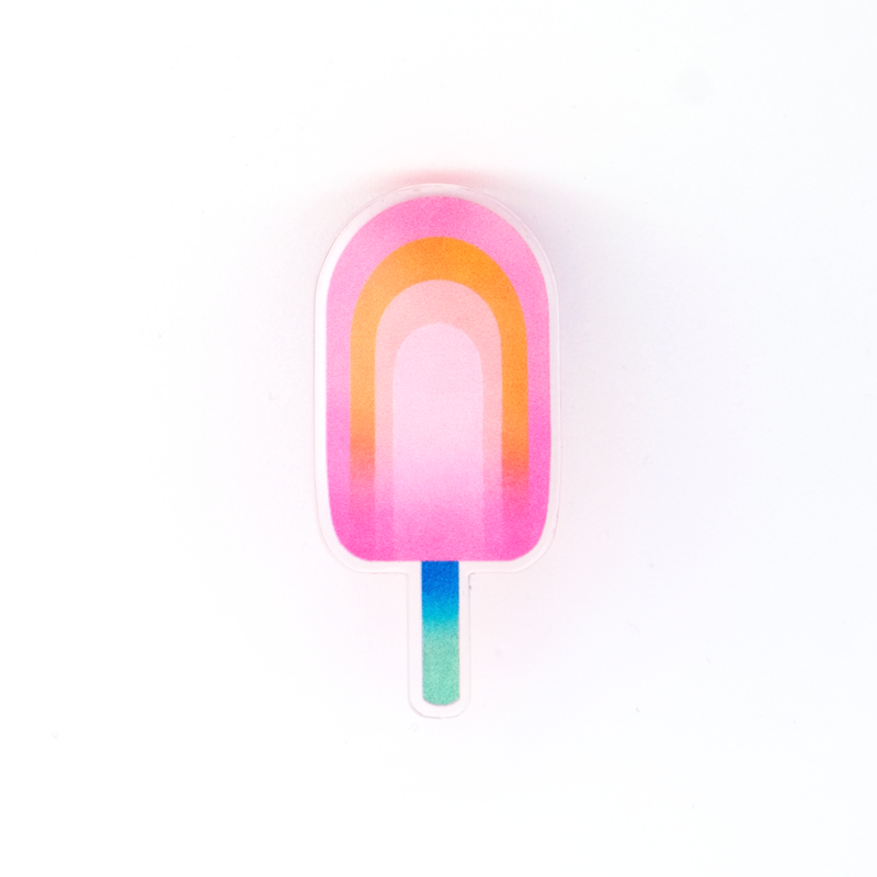 Retro Ice Lolly Pin Badge