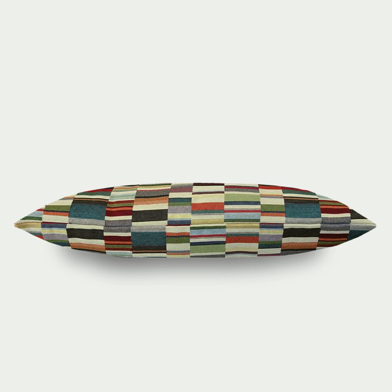 042 Pillow Jacquard short stripes light 60x40