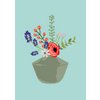 Vaas met bloemen feline