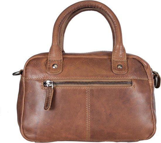 Arrigo Ladies Piccola spalla Mini Westernbag in pelle cognac