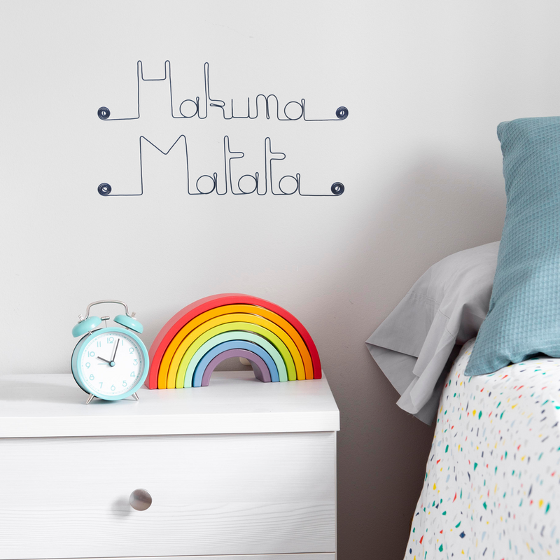"Disney" Wire Wall Decoration: Hakuna Matata - to pin - Wall Jewelry