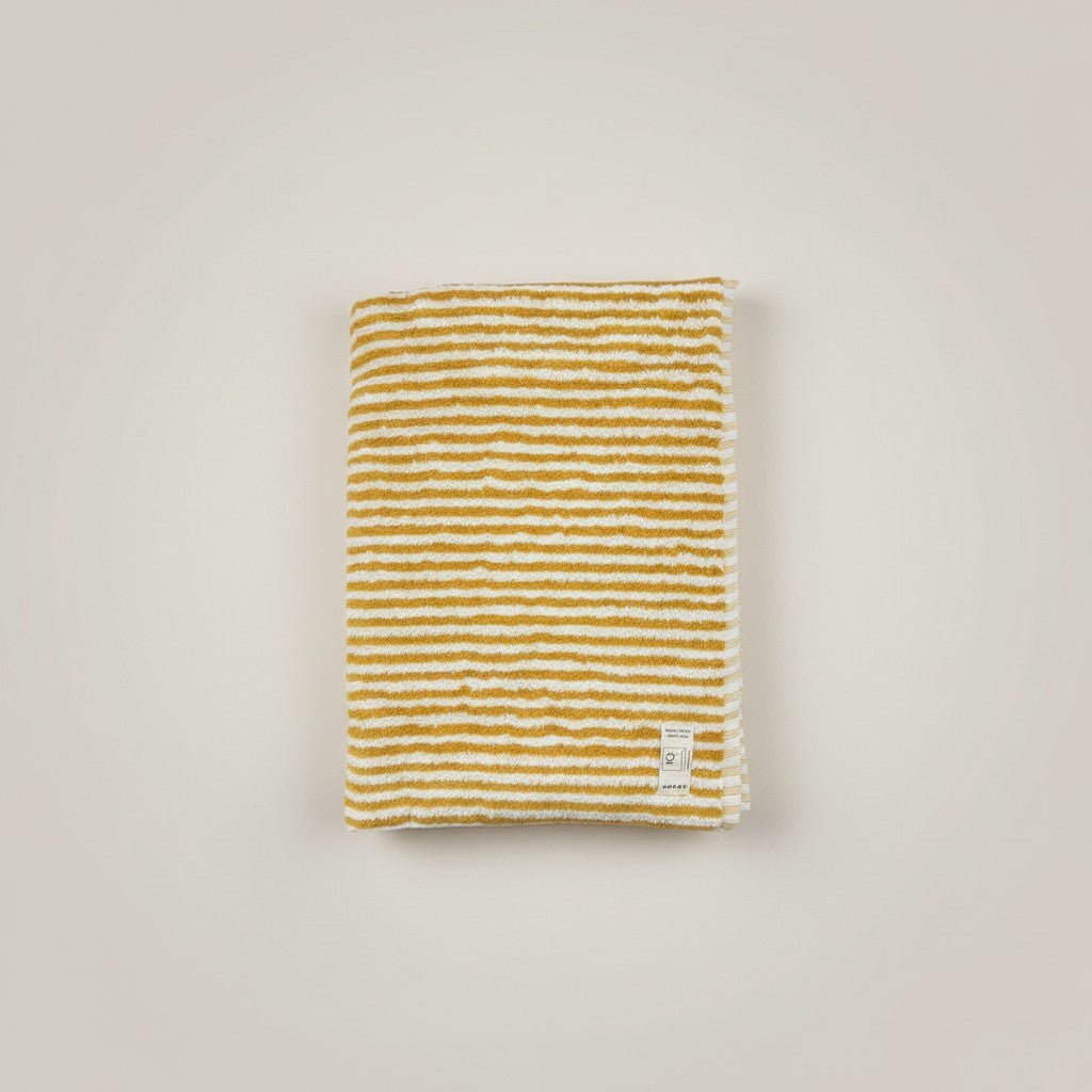 Serviette de bain | Allemagne | Rayures jaunes | 170x85cm