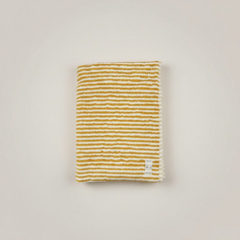 Serviette de bain | Allemagne | Rayures jaunes | 170x85cm