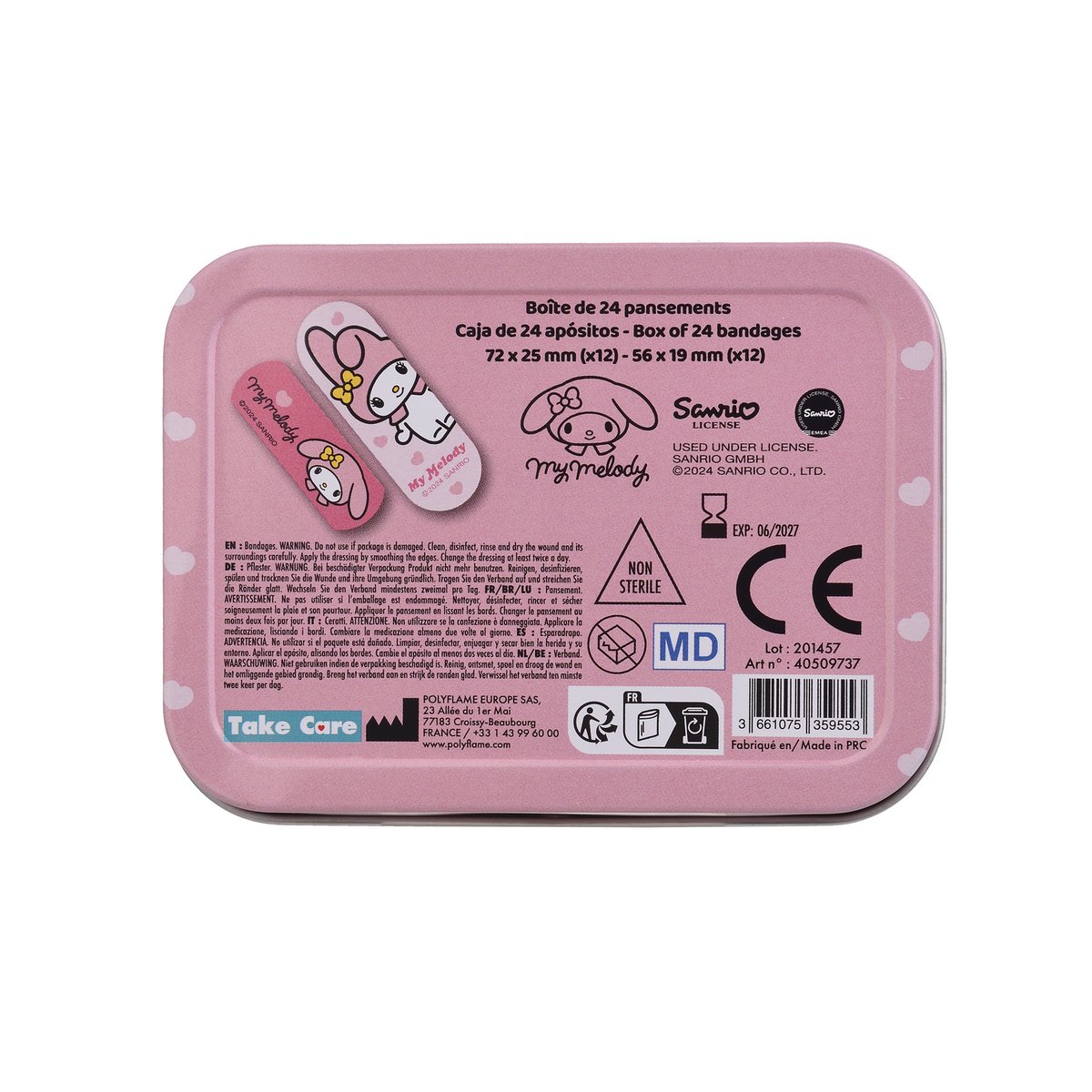 My Melody - Metal Bandage Box (24)