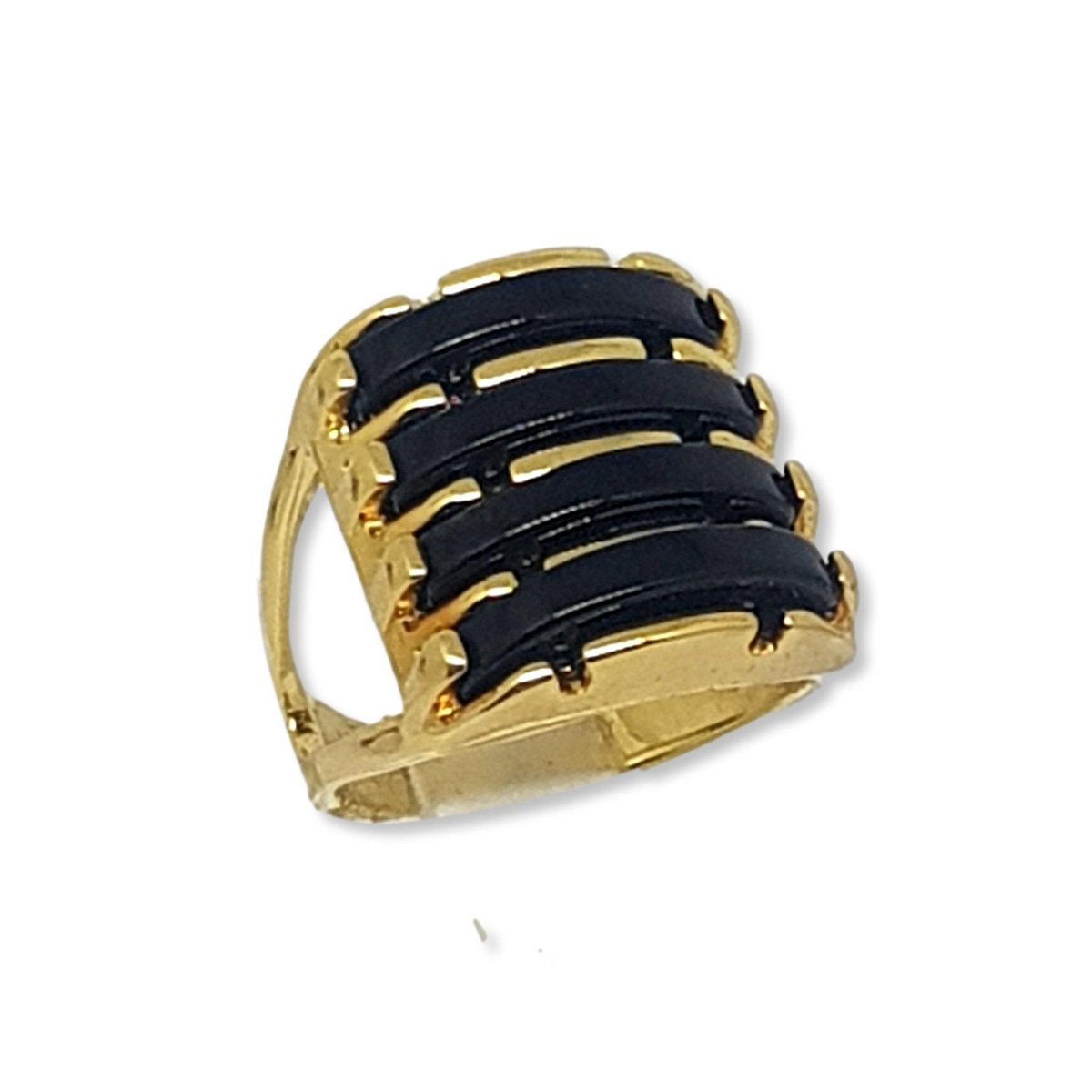 Four Layered Gems Ring