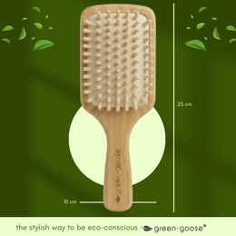 green-goose Brosse à cheveux en bambou XL