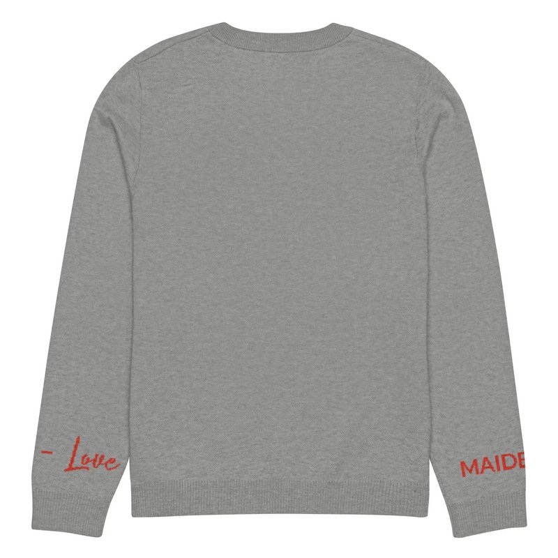 Heart - Strikket sweater med rund hals GRÅ | strikket sweater med rund hals