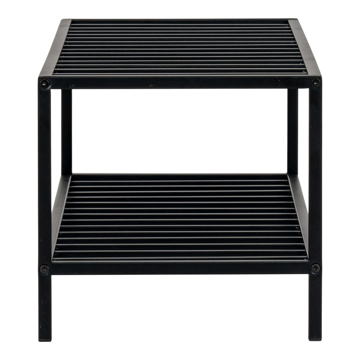 Étagère à chaussures Vita - noir, acier, 79x34x32cm