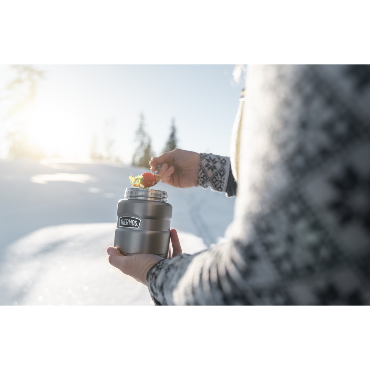 STAINLESS KING FOOD JAR 0.47L