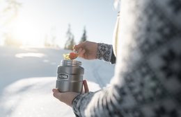 STAINLESS KING FOOD JAR 0.47L