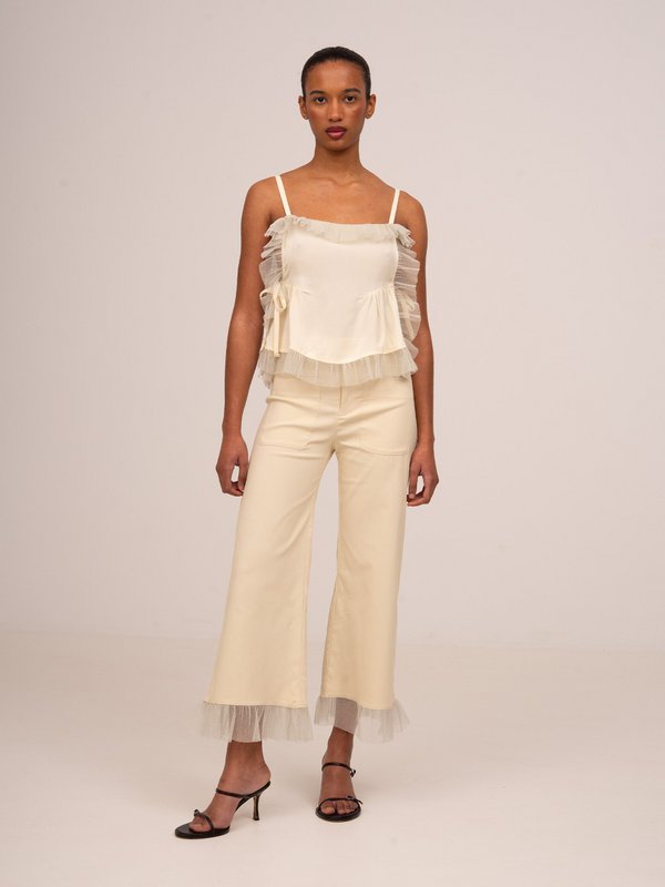 Pantaloni crema Serenity