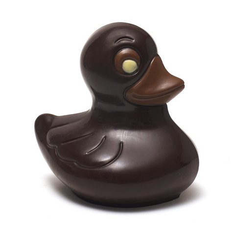 Big duck figurine (dark chocolate) 420 Grs