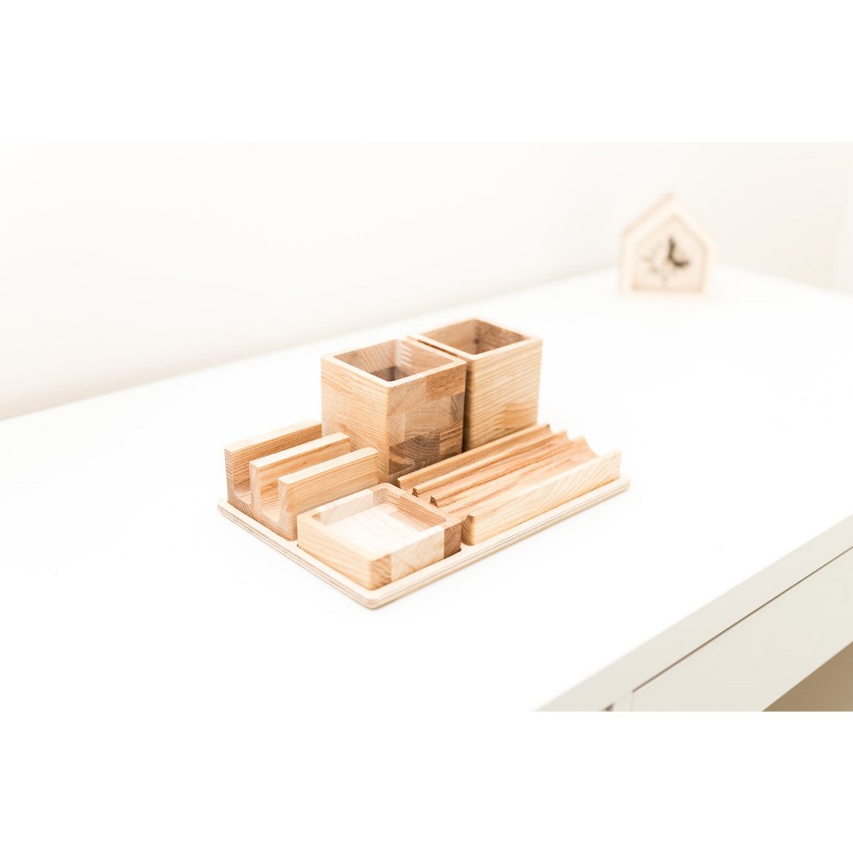 Houten bureau-organizer, Houten bureau-organizer