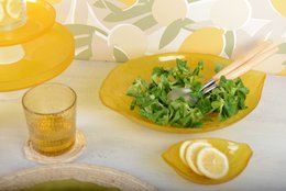 Tazón amarillo - limón