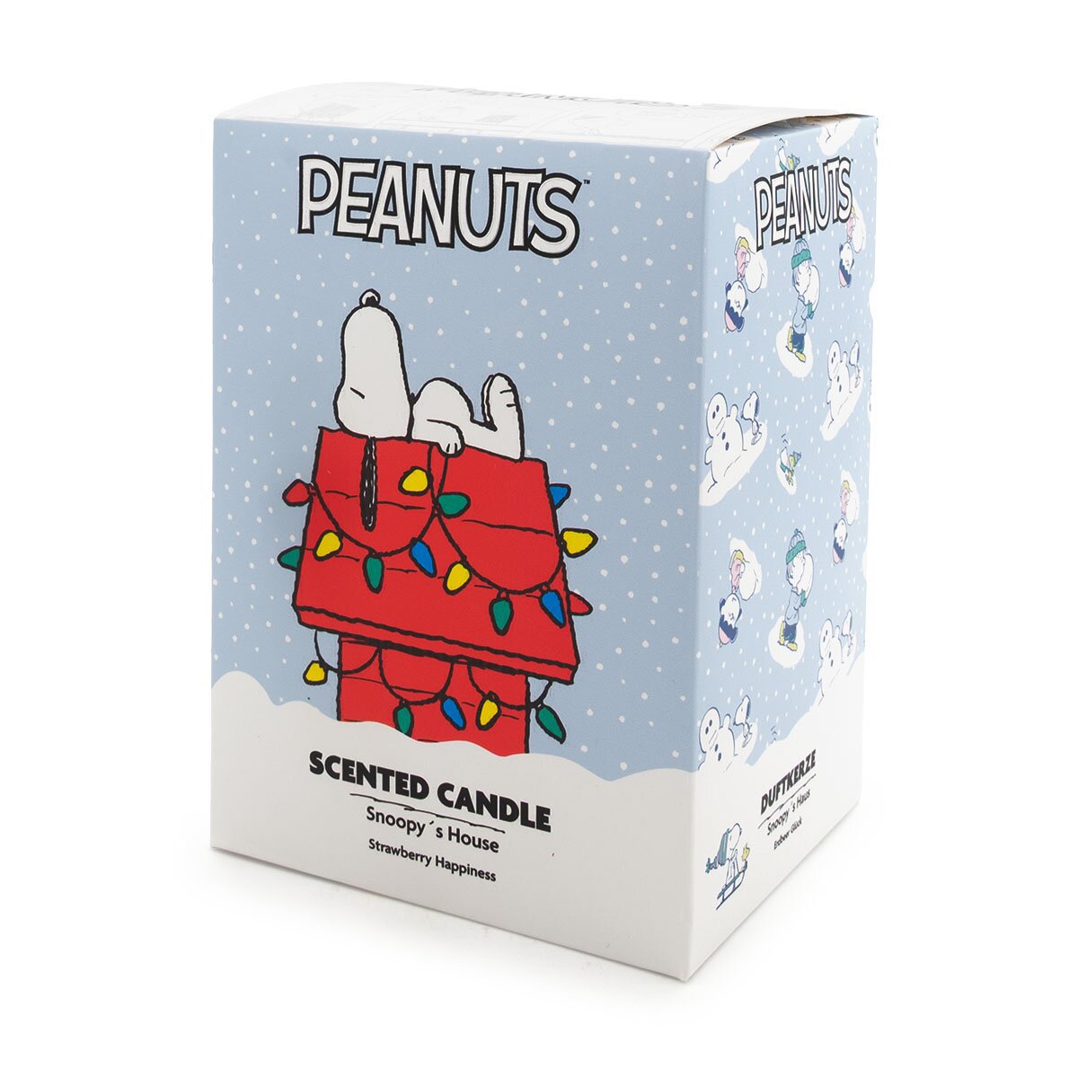 Duftkerze Peanuts Truskawkowy Dom Szczęścia - 185g
