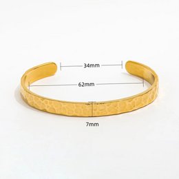 Bartek - Bracciale a polsino martellato