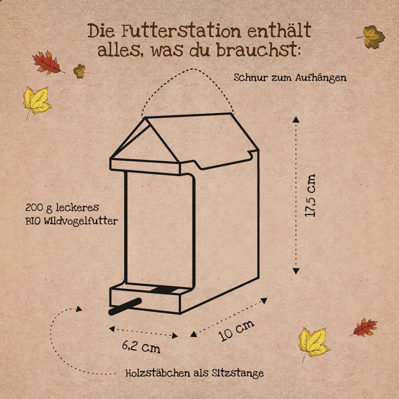 Freiluftbuffet Vögel BIO