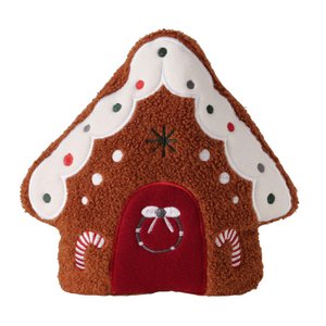 Bolze Home Kissen Lebkuchenhaus 28 cm