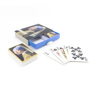 Set mit 2 Spielkarten, Vermeer, Mädchen mit Perlenohrring