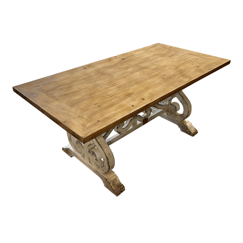 Fratto wood table 180 x 90 x 78 h cm