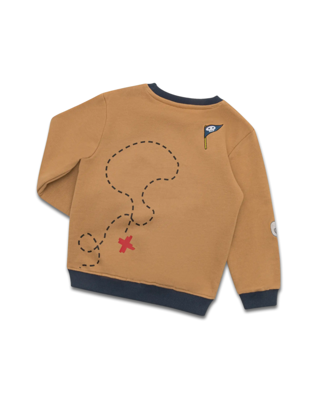 koaa – Die Maus “Pirat” – Maglione marrone/blu scuro