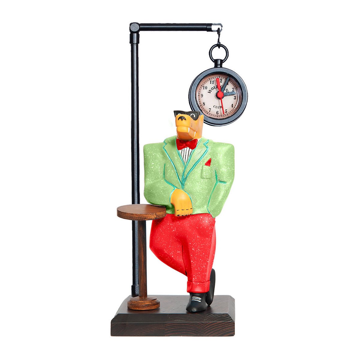 Classy Jack Wolf-Desk Clock