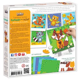 Reliefportrætter "Skovens dyr"