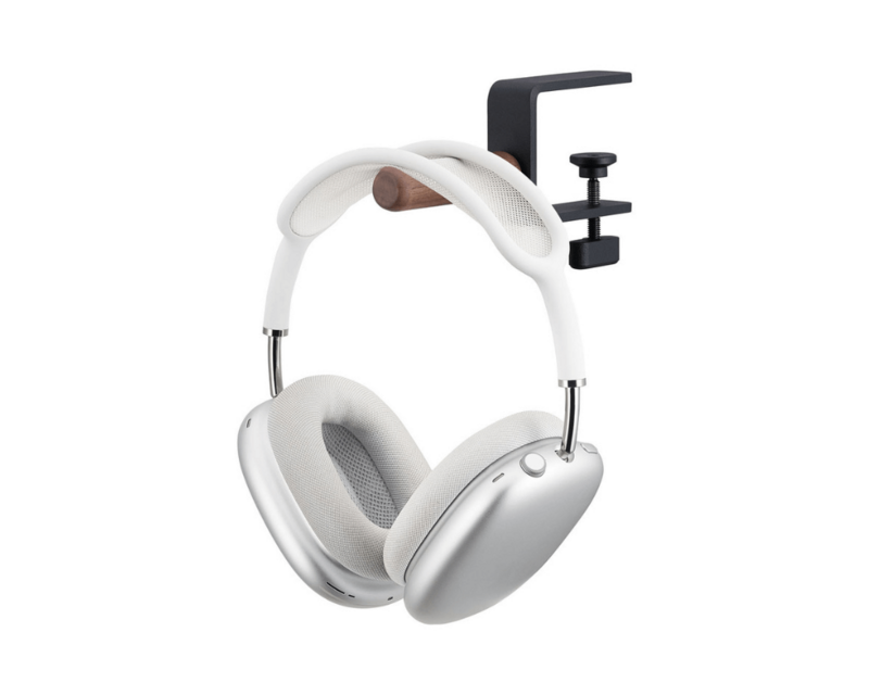 Desk-Mounted Headphone Hook