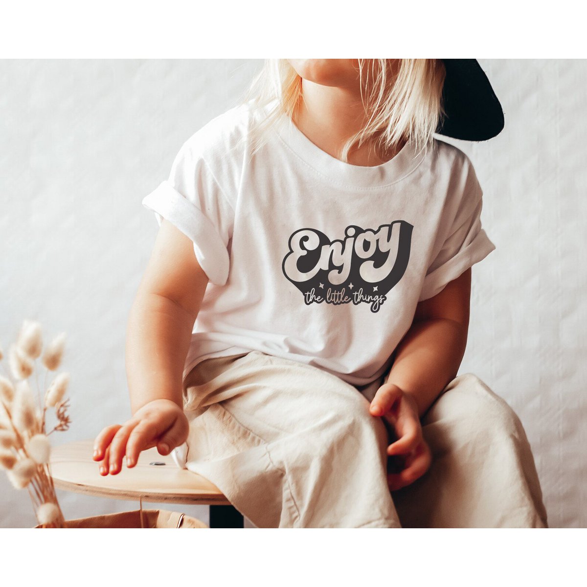 Kinder T-shirt • Geniet van de kleine dingen