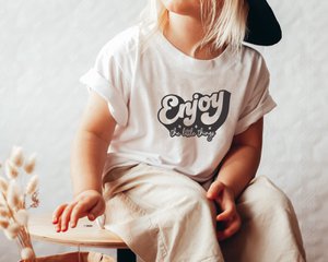 Kinder-T-Shirt • Genieße die kleinen Dinge