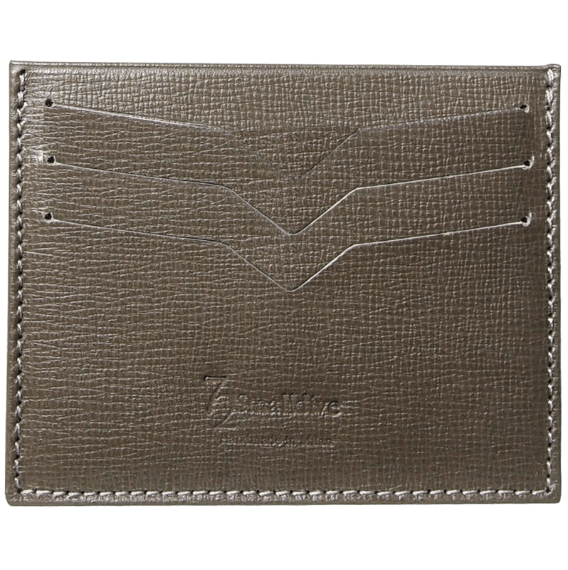 Portefeuille pour cartes de crédit Saffiano Olive