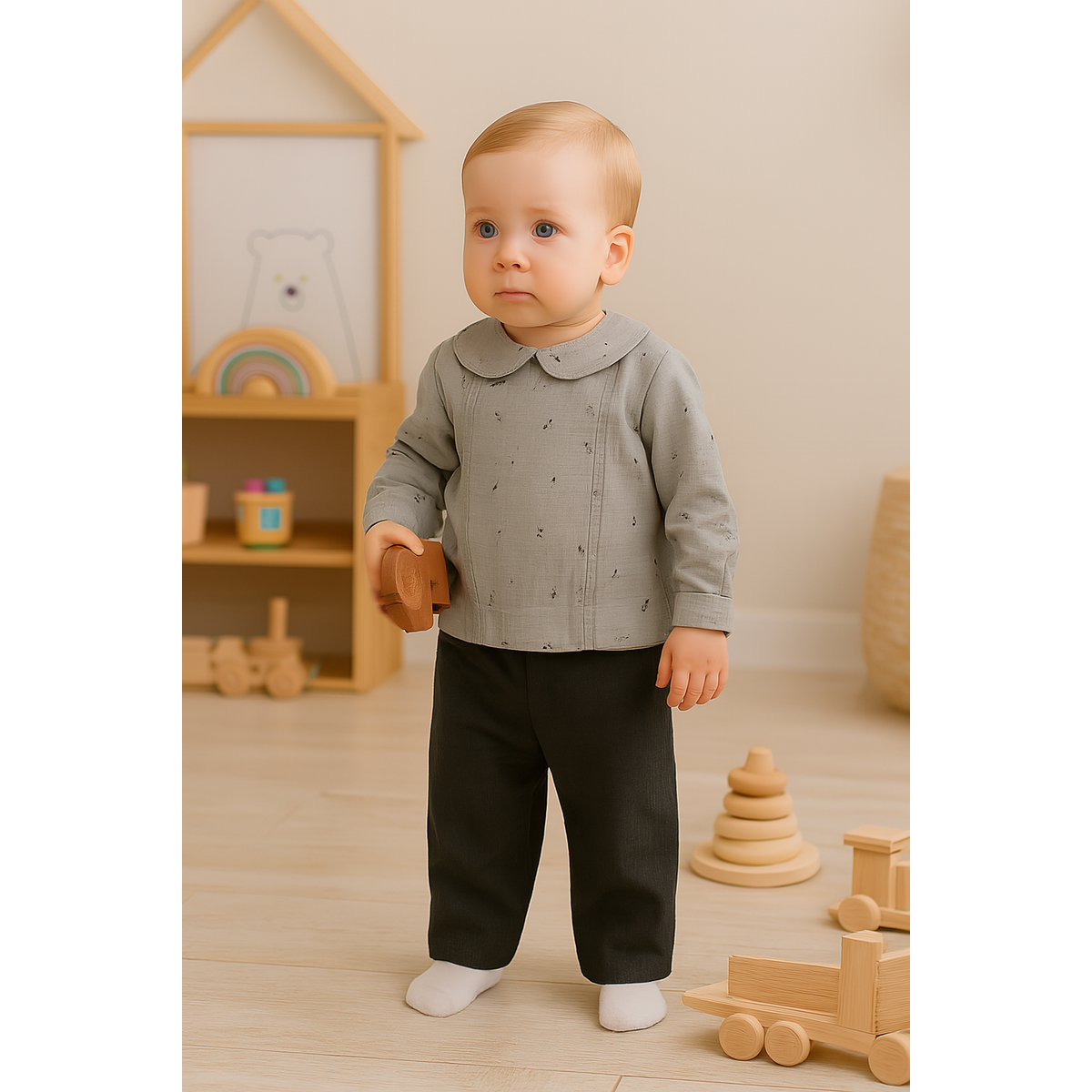 Chemise à manches longues pour bébé Musique
