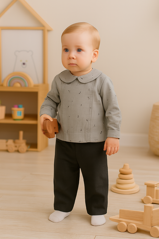 Chemise à manches longues pour bébé Musique
