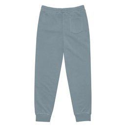 Self Love Unisex barwione pigmentowo spodnie dresowe z haftem w kolorze starego złota - spodnie dresowe unisex