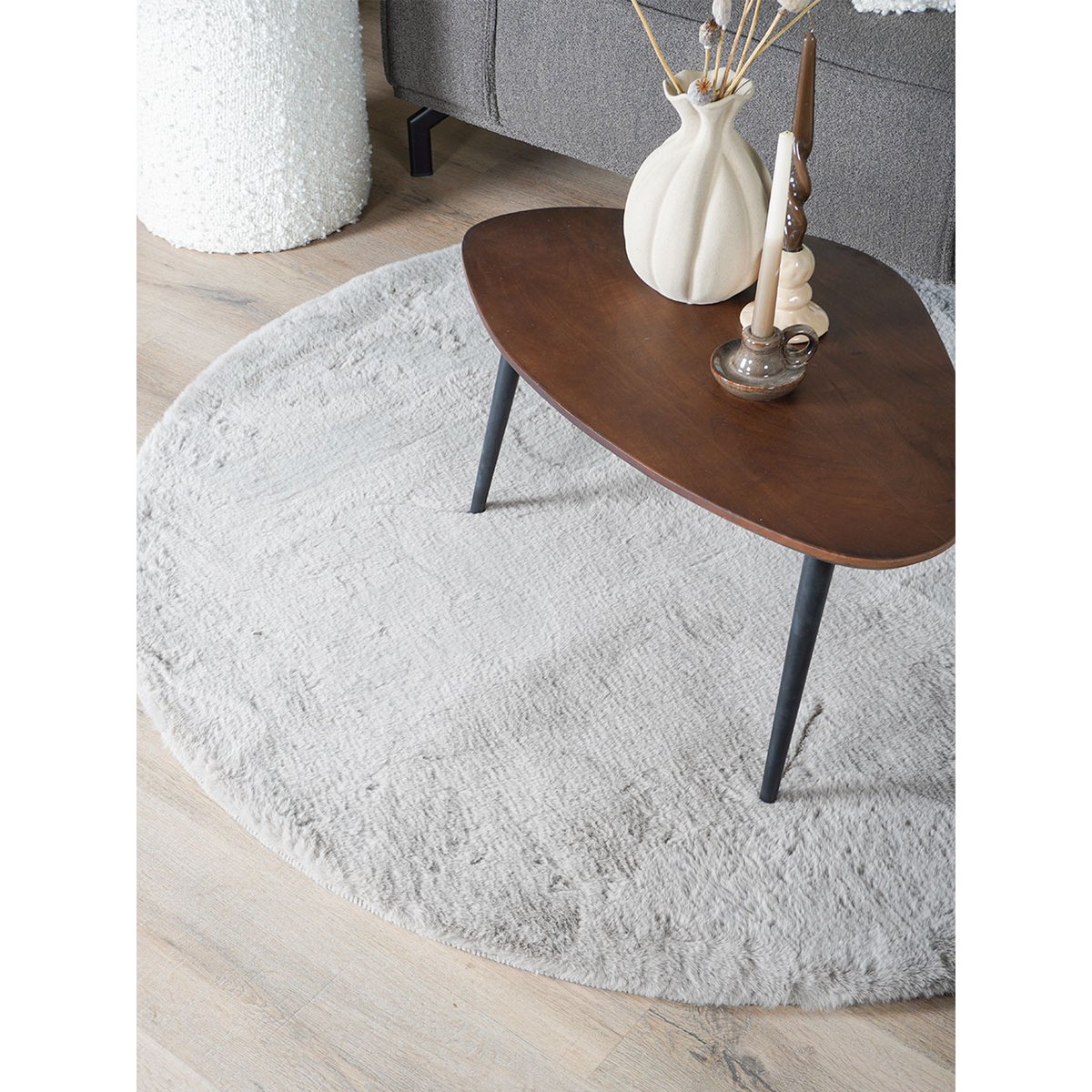 Nature Velvet Rug - Round ø200 cm