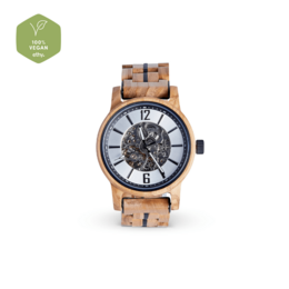 The Sycamore - Handmade Wood Vegan Mechanical Watch