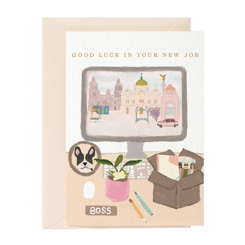 Good Luck In Your New Job Greeting Card