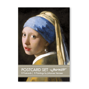 Postkarten-Portemonnaie, Set mit 8 Postkarten, Johannes Vermeer