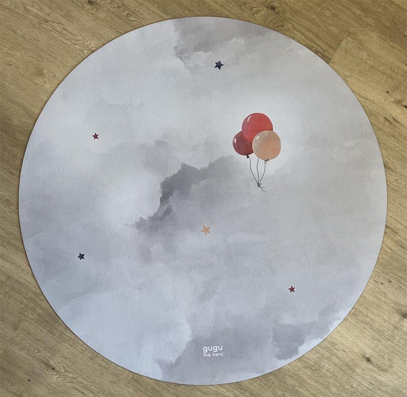 Natural rubber mat Prime Baloon Dream circle