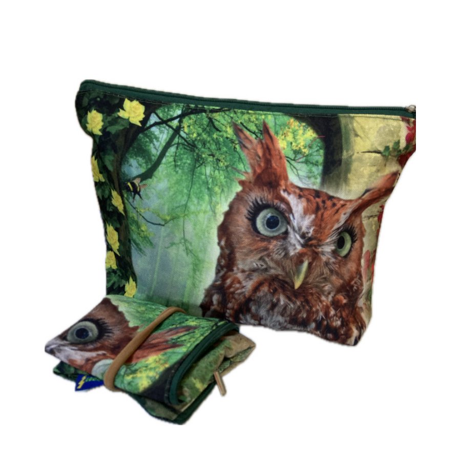 Etui - Uil en Vos in het bos