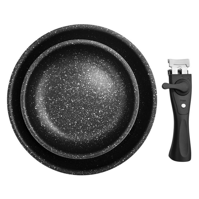 Frying Pan Granite Grande 20/26 cm 3 PCS
