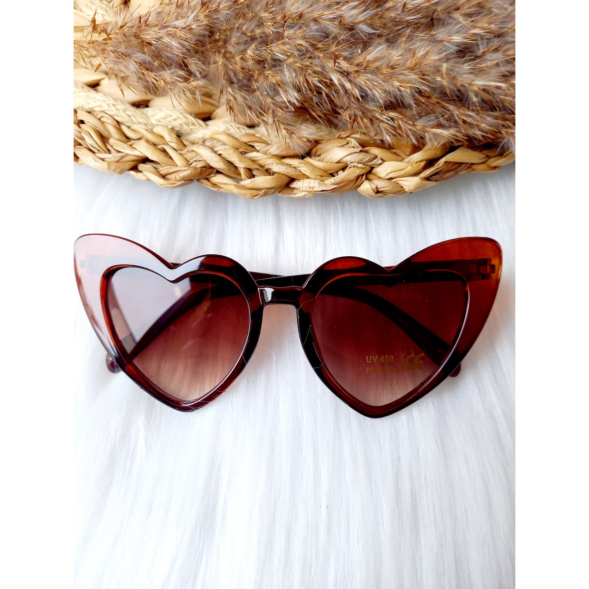 Children's sunglasses Heart brown | sunglasses