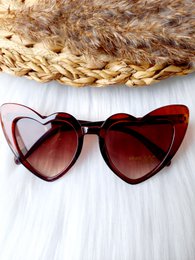 Children's sunglasses Heart brown | sunglasses
