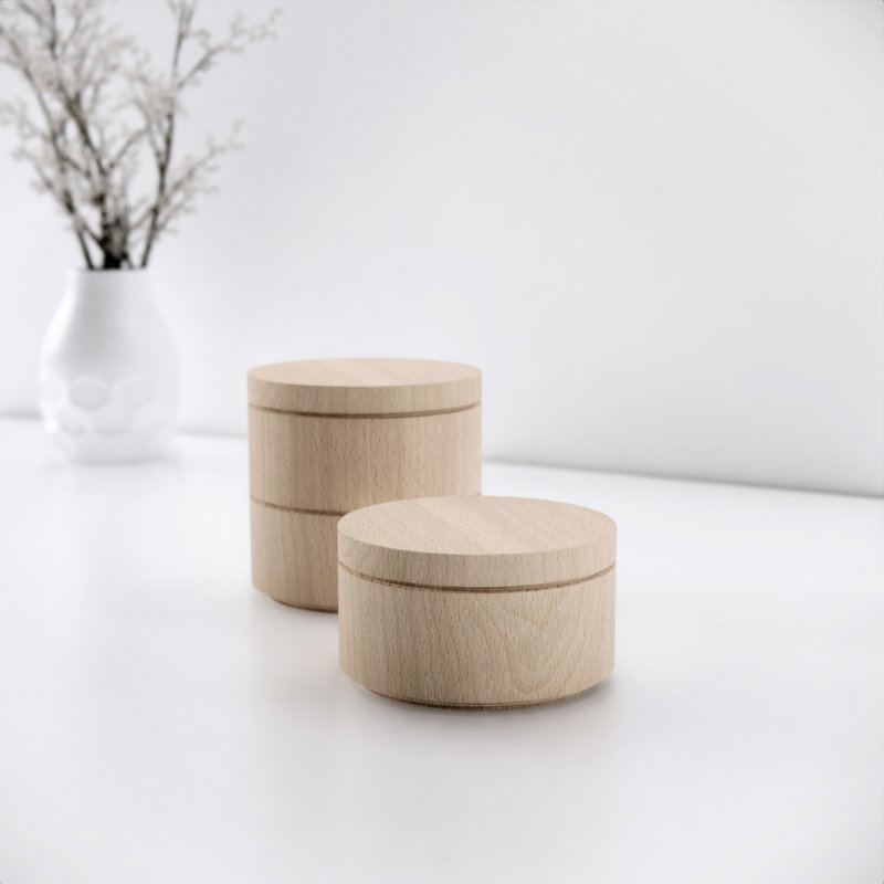 Petit organisateur de bureau en bois Stack