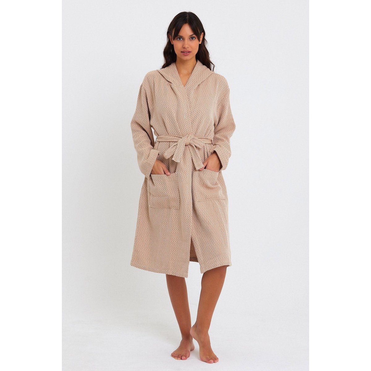 Crystal Bathrobe -Beige