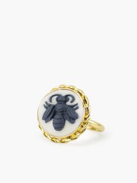 Bienen-Cameo-Ring