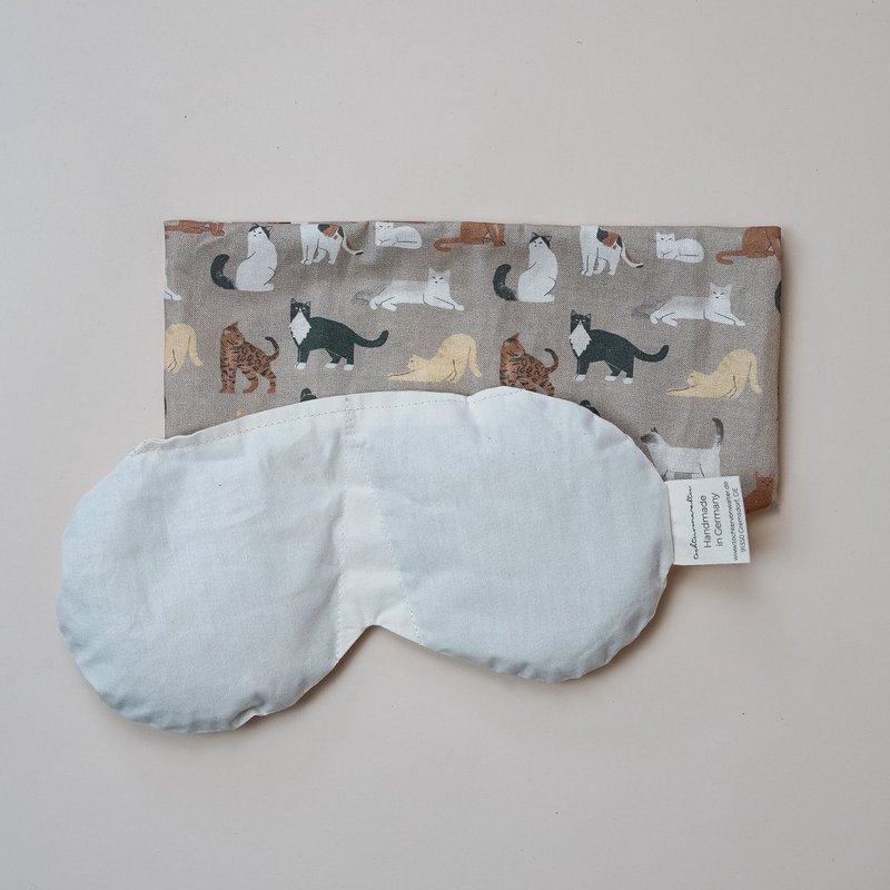 Eye pillow with organic spelled & organic lavender-Cats