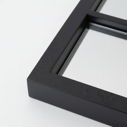 Large Standing Mirror 80x180 cm Frame Black Steel - Mirror Large