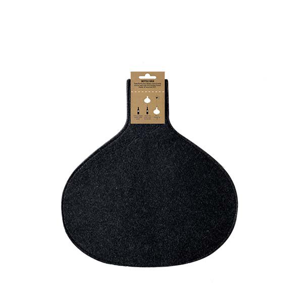 RPET Flaschenvase Schwarz
